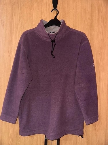 Cotton traders purple fleece - cotton,