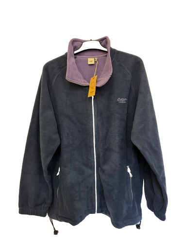 Cotton traders navy full zip - cotton,