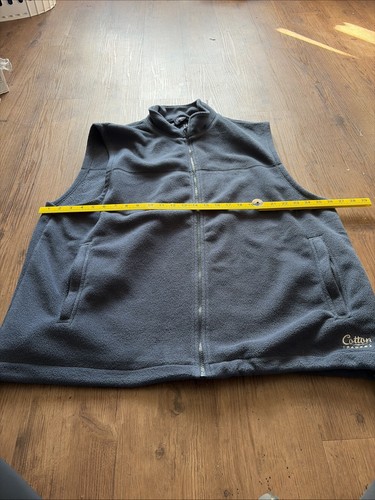 Cotton traders fleece vest - traders,