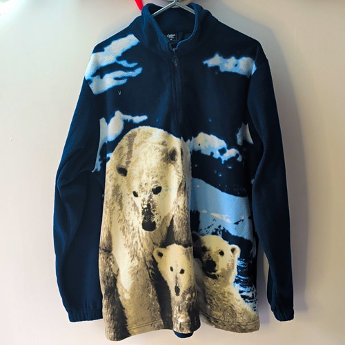 Cotton traders 90s navy polar - traders,