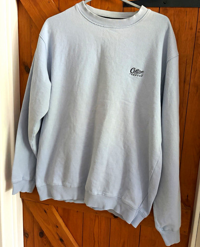 Cotton traders blue crew neck - cotton,