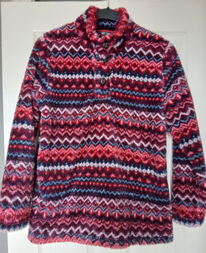 Cotton traders fleece button - cotton,